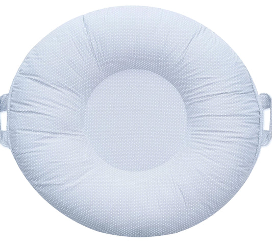 Serenity Light Gray Pello Floor Cushion