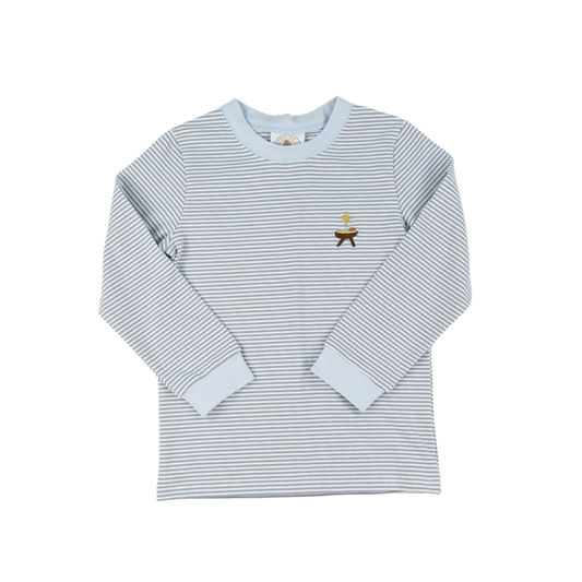 Oh Holy Night Boys Crew Cuff Longsleeve Tee