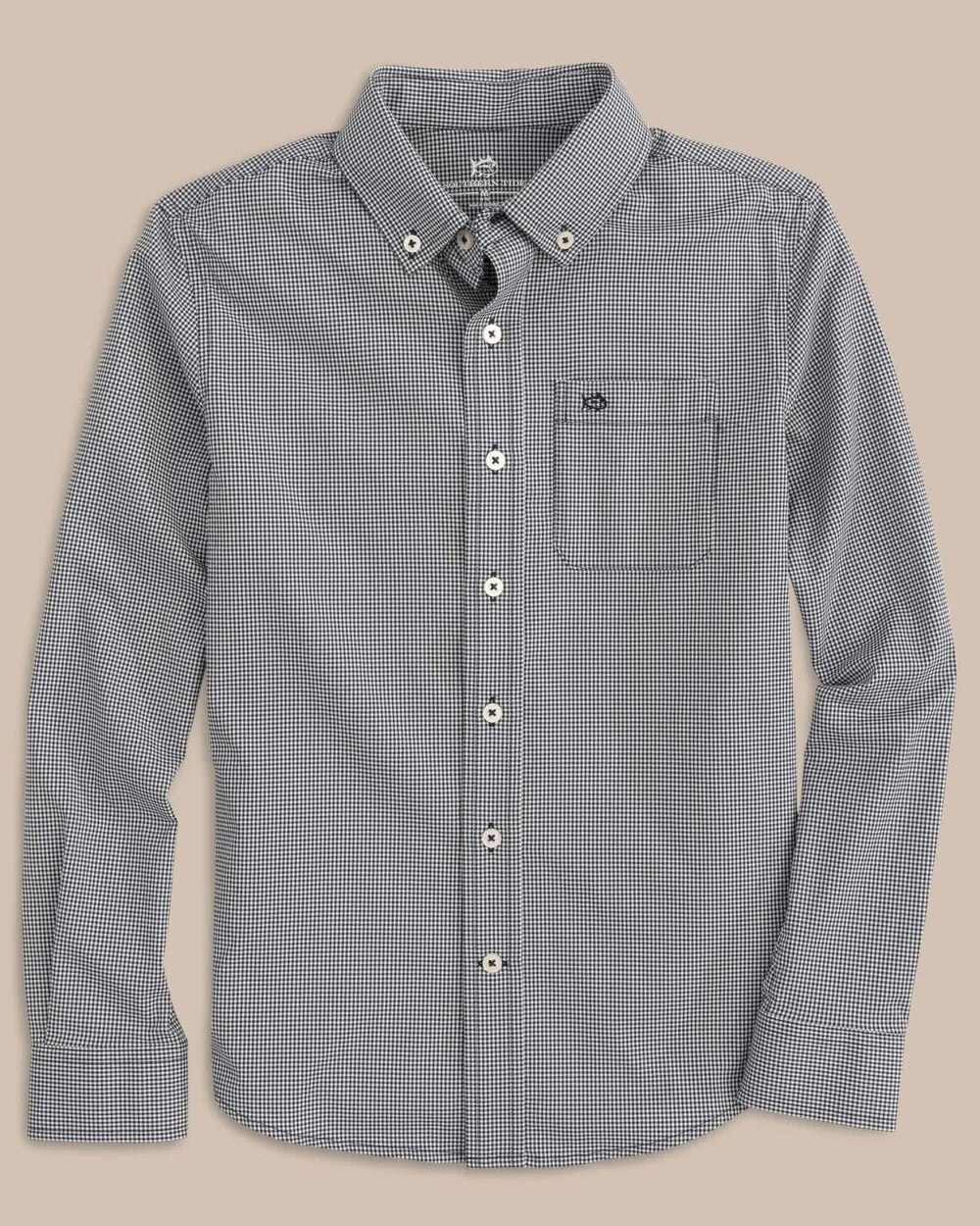 Intercoastal Mini Gingham Button Down Shirt