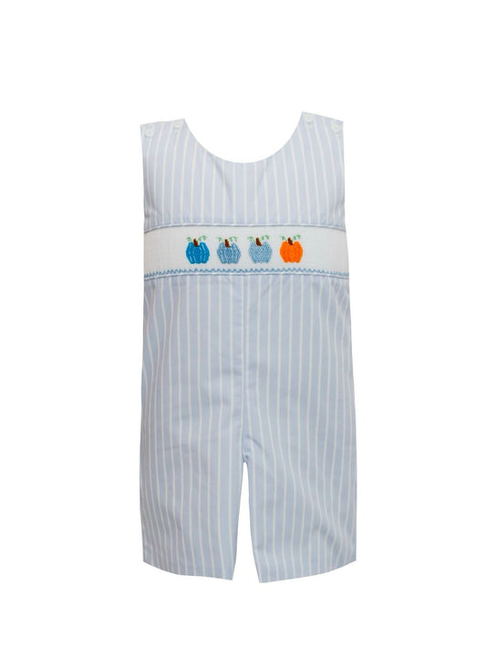 Blue Stripe Pumpkin Smock Jon Jon
