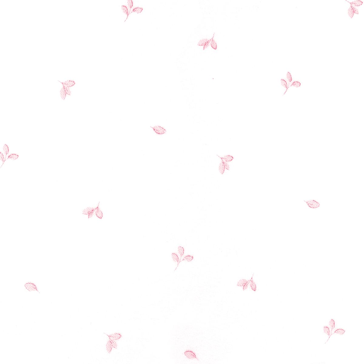 Little Leaves Velour - Pink