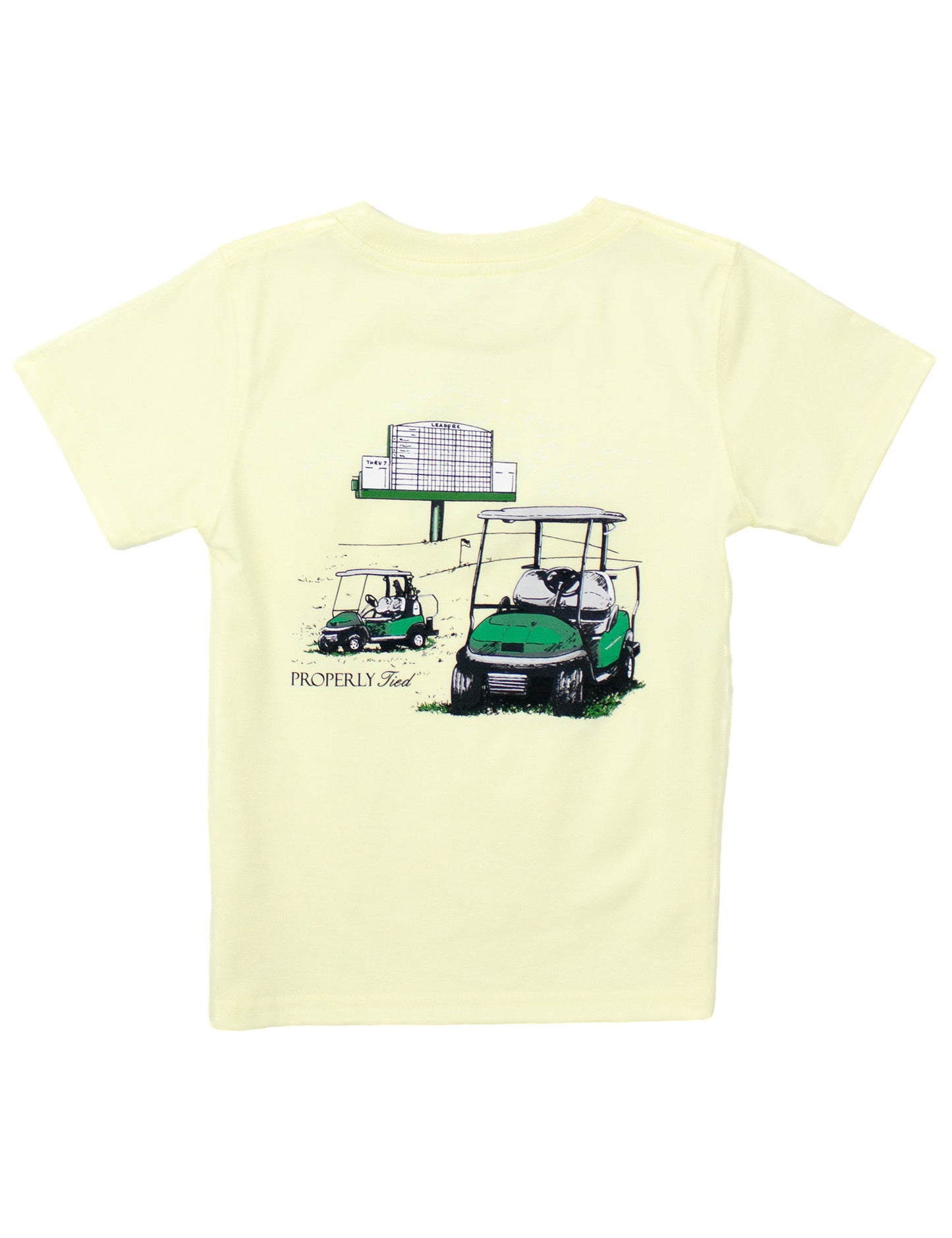 Leaderboard SS Light Yellow T-Shirt