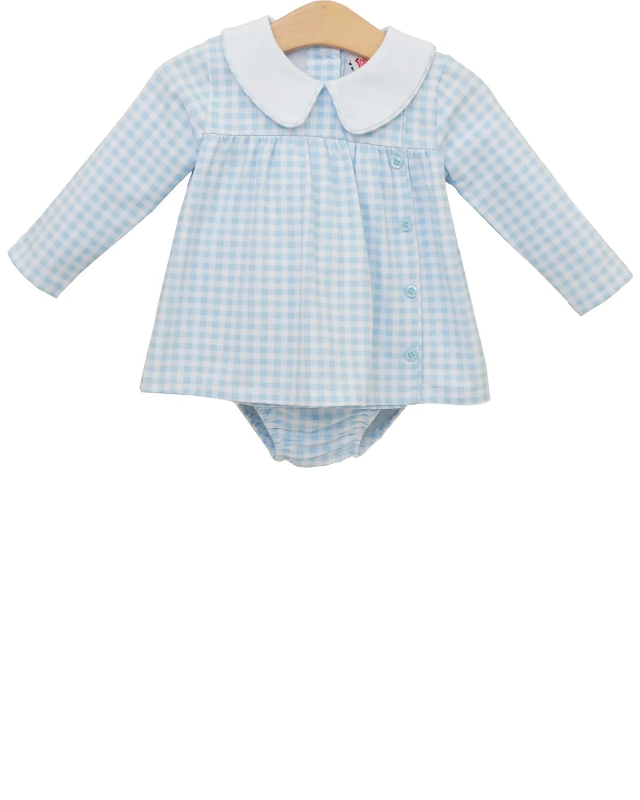 **PRE-ORDER** Liam Diaper Set - Light Blue Gingham