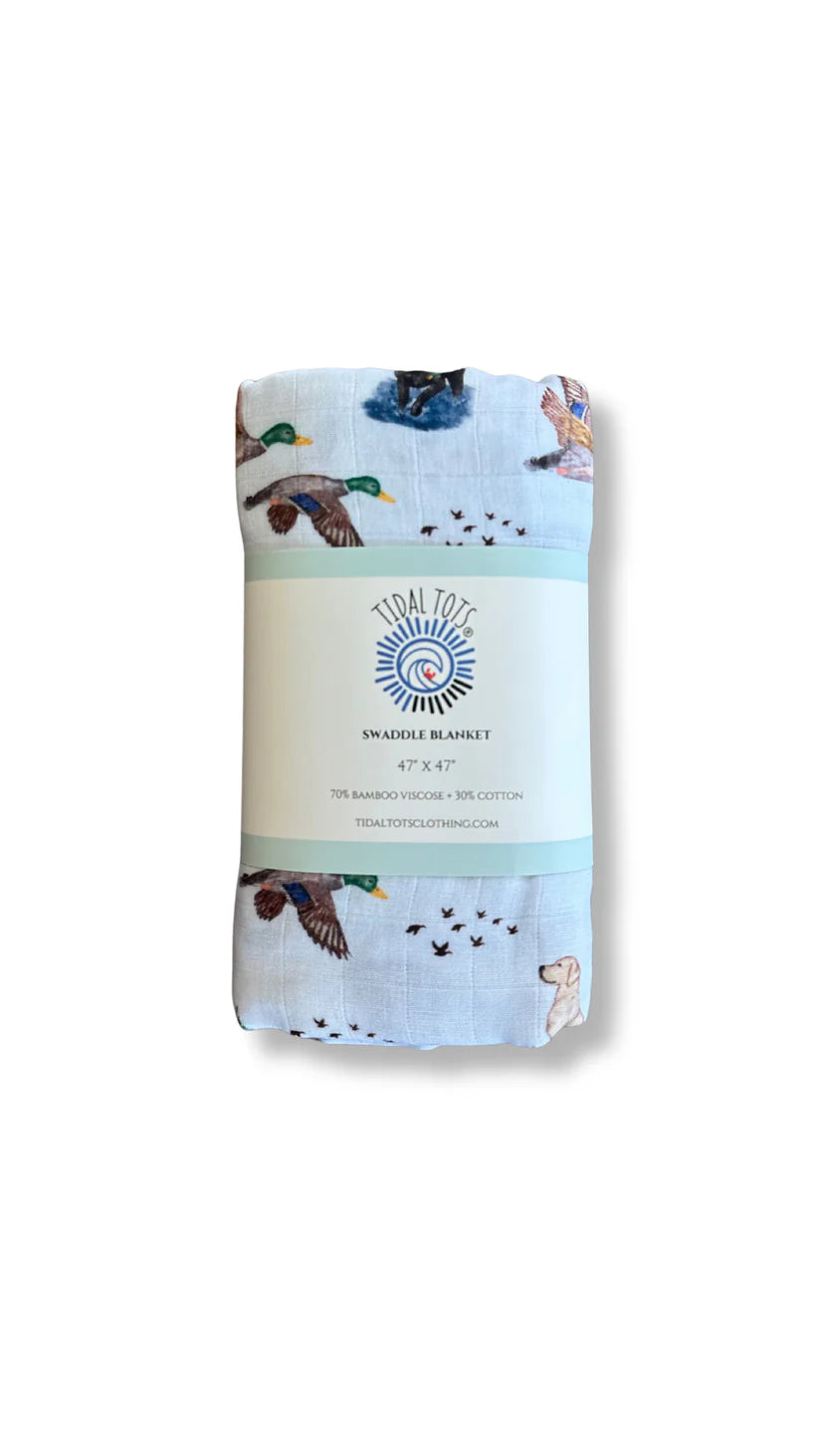 Mallard Mission Lightweight Swaddle Blanket