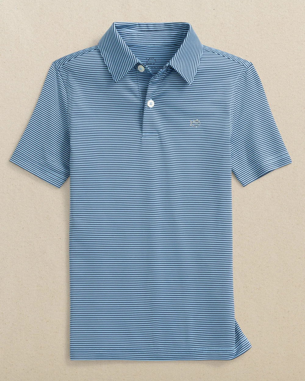 Driver Meadowbrook Stripe Performance Polo