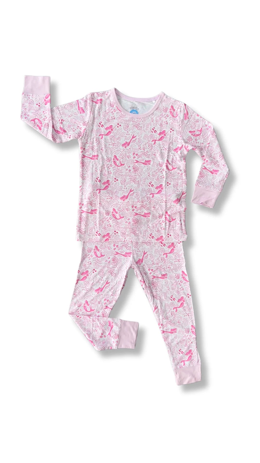 Mermaid Magic Pink Two Piece Pajama