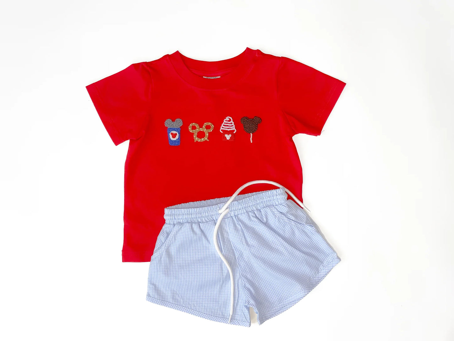 French Knot Snack Short Set