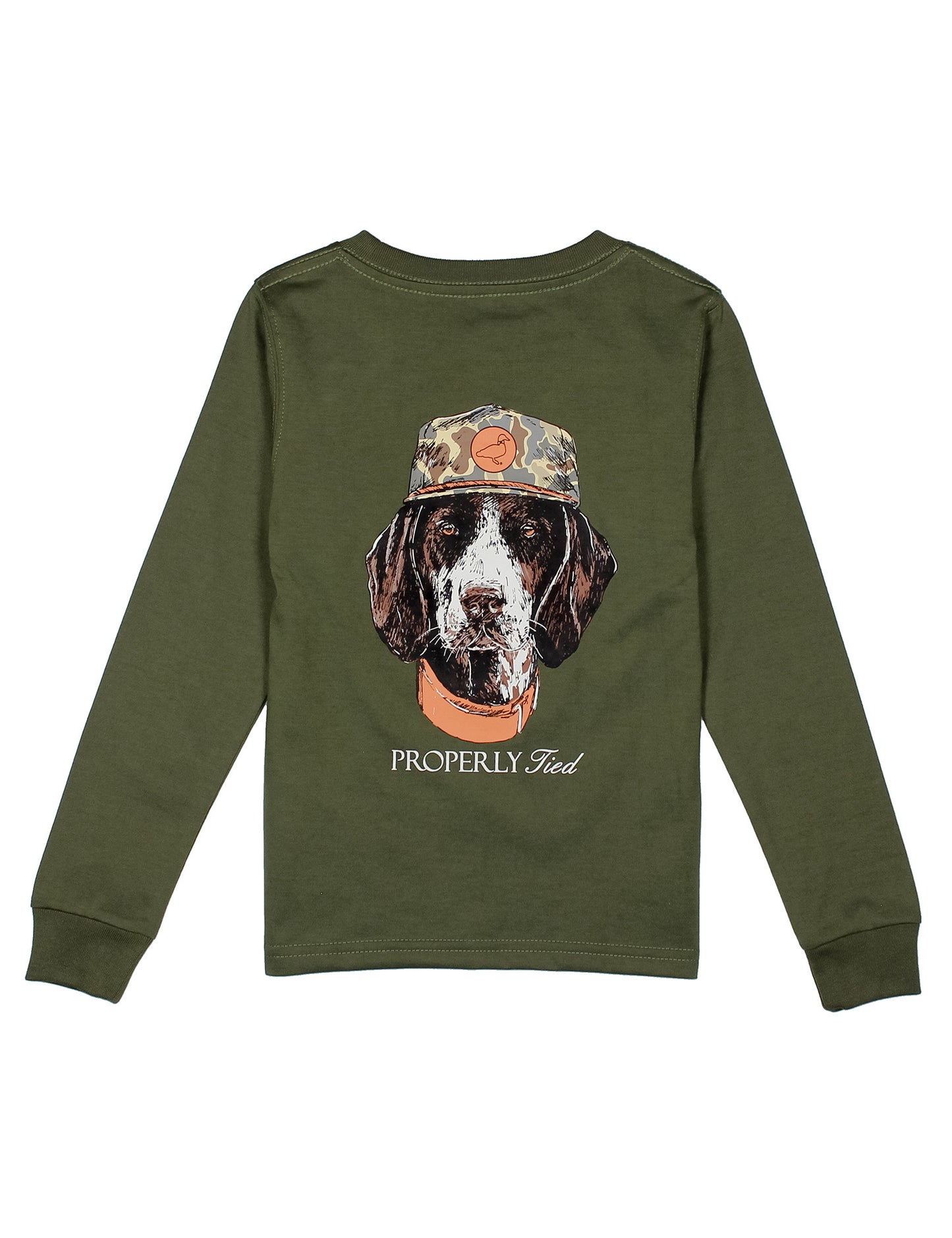 Boys Man's Best Friend LS Olive