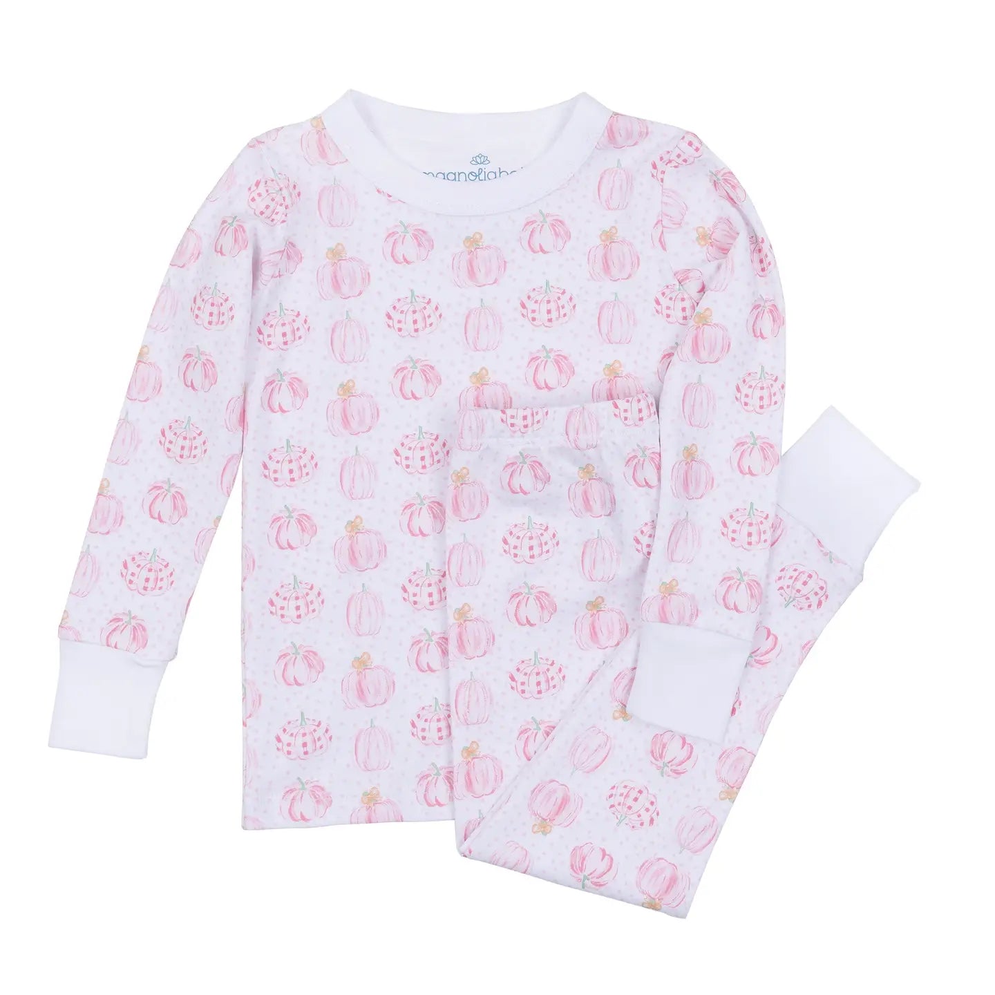 Precious Pumpkins Long Pajamas - Pink