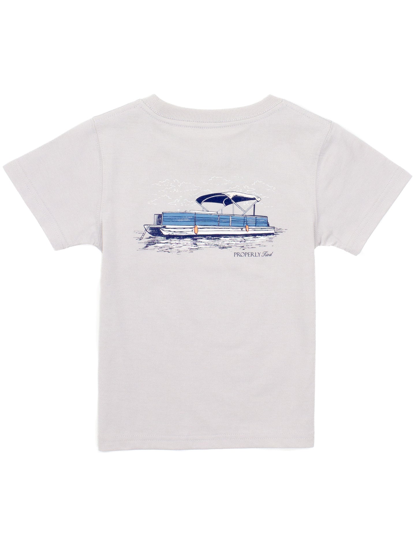 Party Barge SS Ice Grey T-Shirt