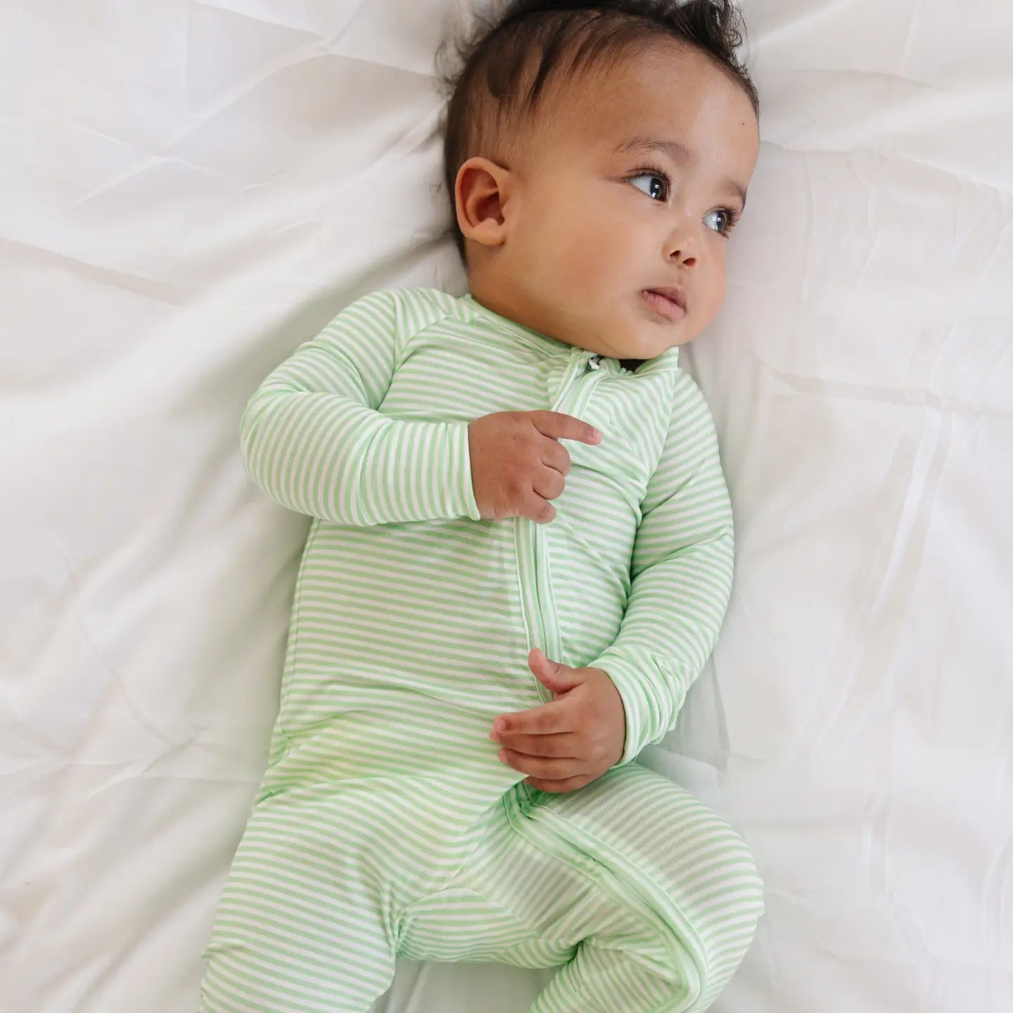 Pear Stripe Bamboo Sleeper