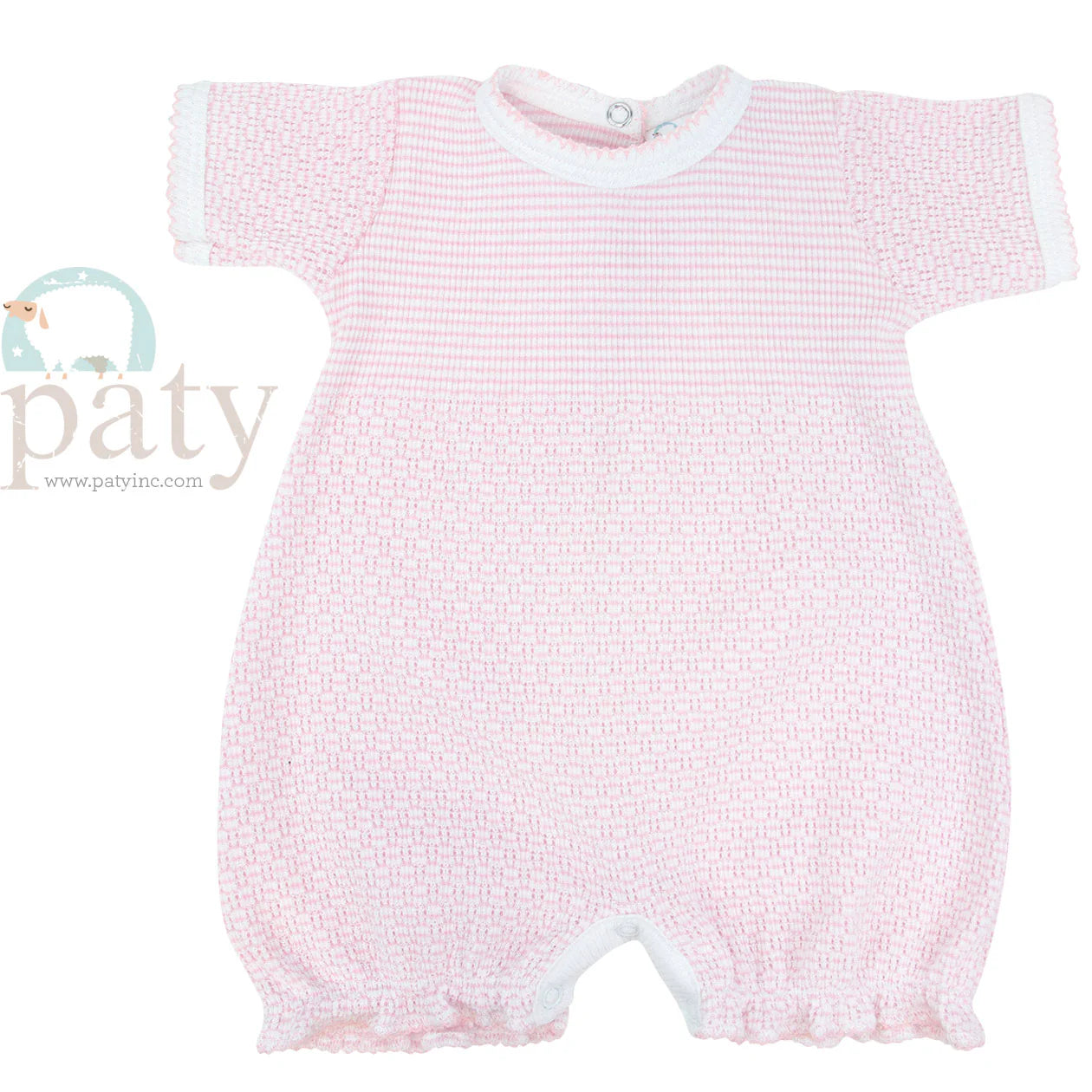 Solid Color Knit Bubble - PInk