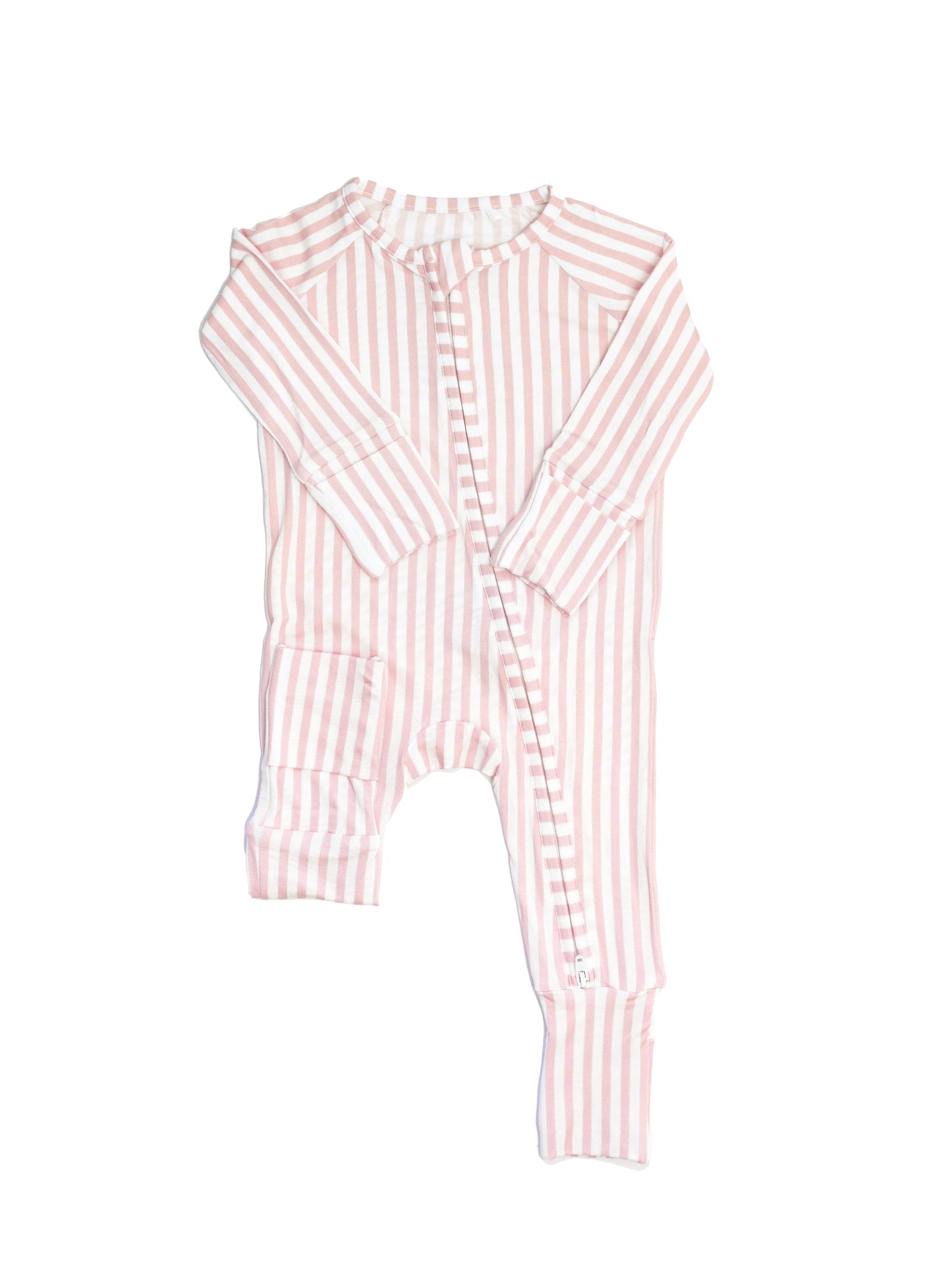 Sleep Romper - Cabana Stripe (Pink)