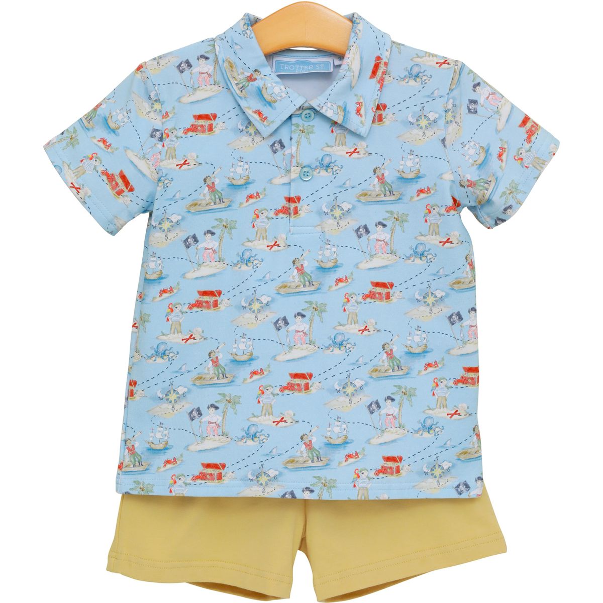 ** PRE-ORDER ** Shipwrecked Polo Short Set