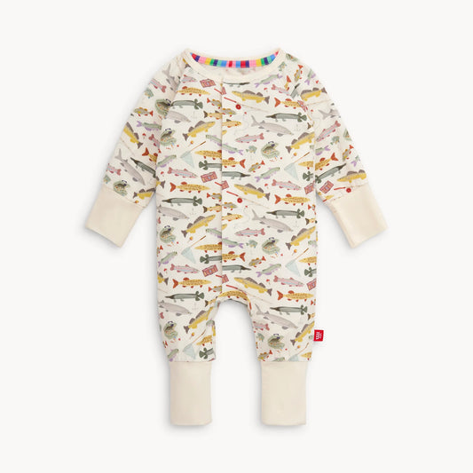 Reel Good Time Convertible Romper with Magnetic Closure