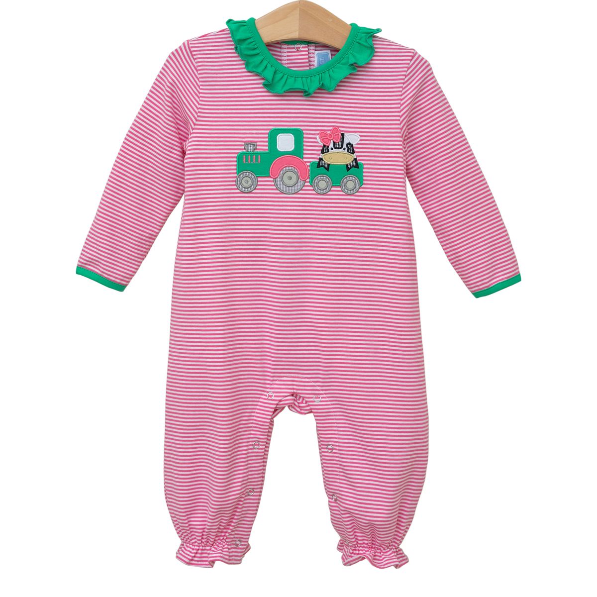 Tractor Ruffle Romper