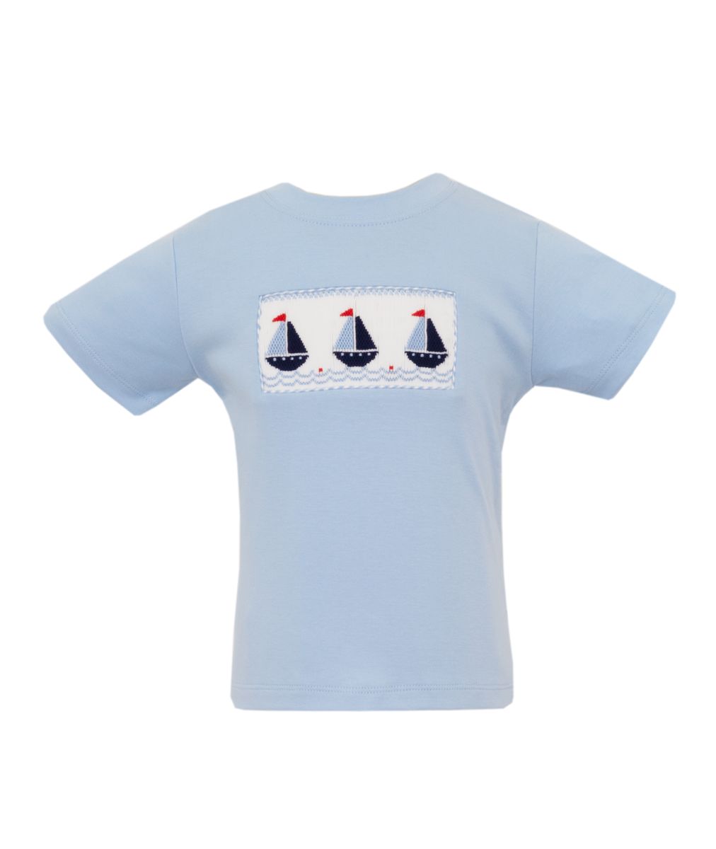 Sailboat Smocked Shirt