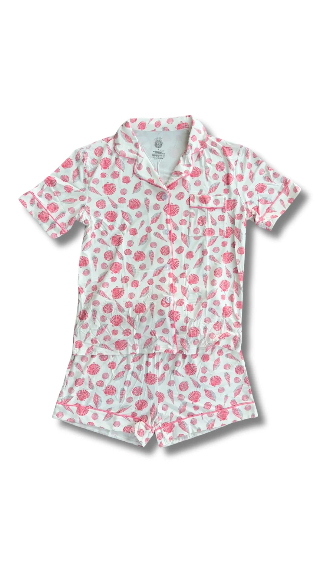 Mama's Sally's Shells Short Sleeve/Shorts Set