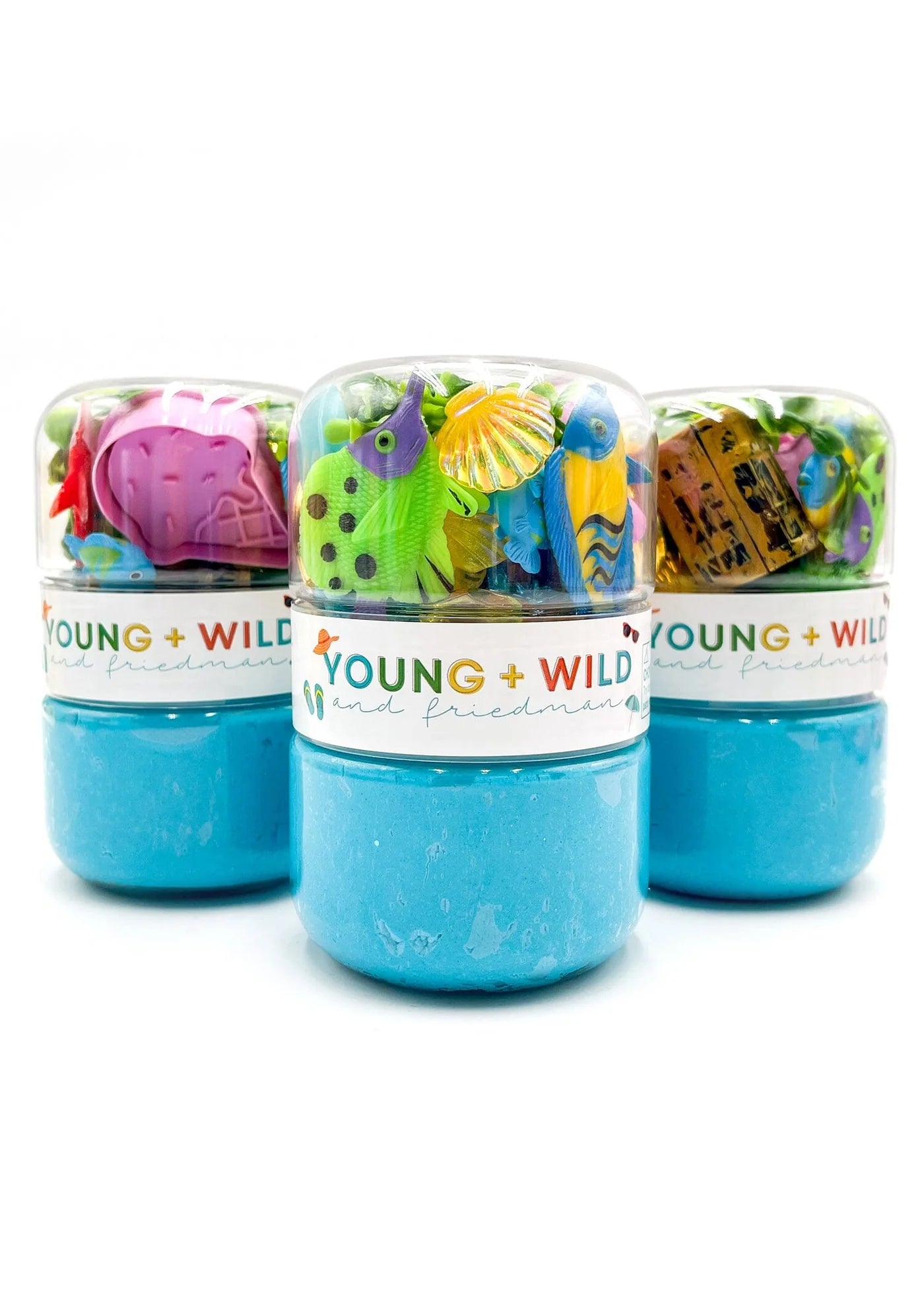 Seaside theme sensory dough grab and go jar