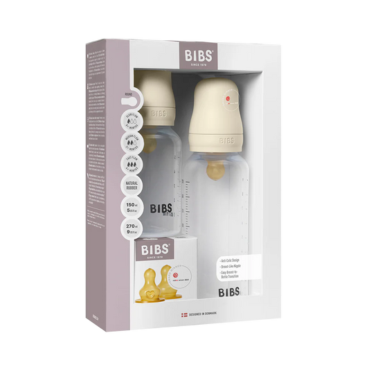 Baby BPA-Free PP Bottle Grow and Flow set 5oz/9oz Latex - Ivory