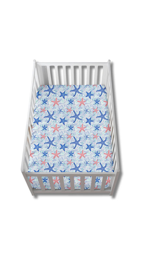 Oh My Sea Stars Crib Sheet
