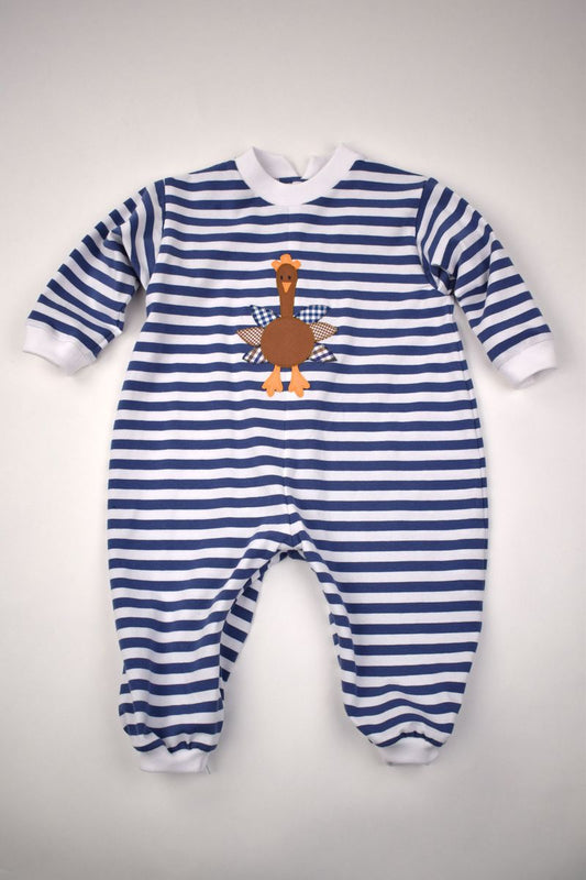 Turkey Striped Romper