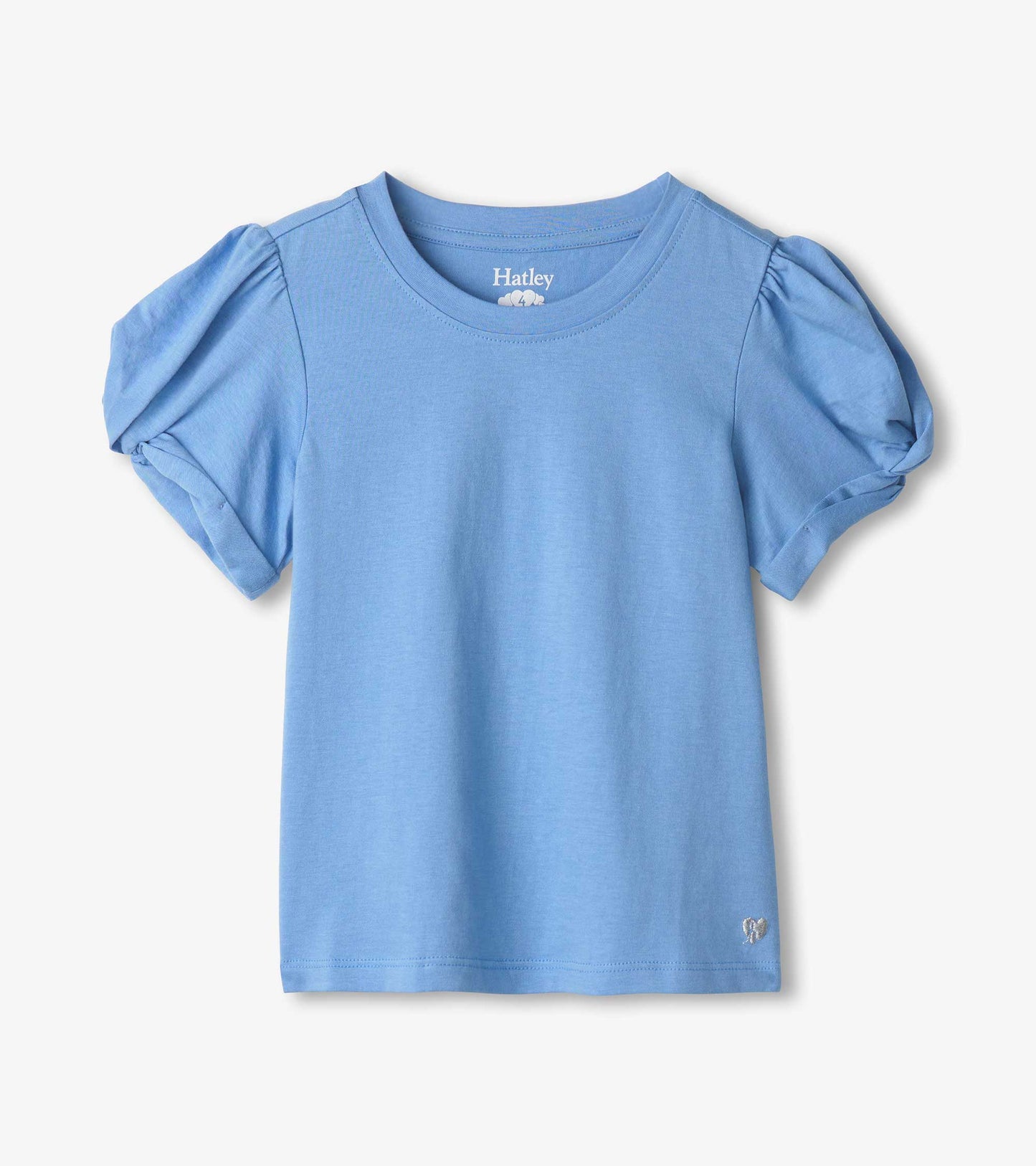Cornflower Blue Twisted Sleeve Tee