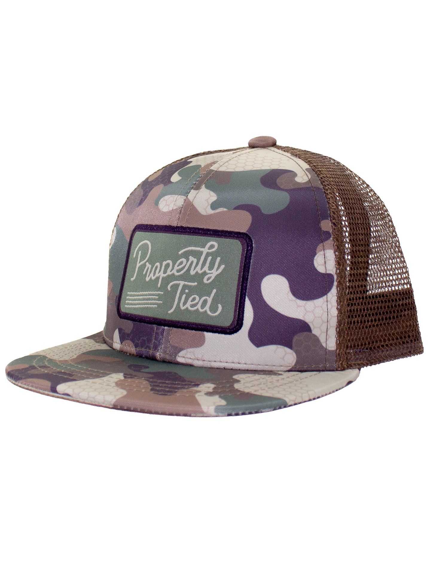 Sportsman Trucker Hat Delta Woodland Camo