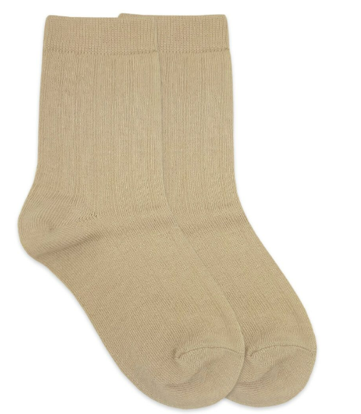Cotton Rib Crew Socks 1 Pair