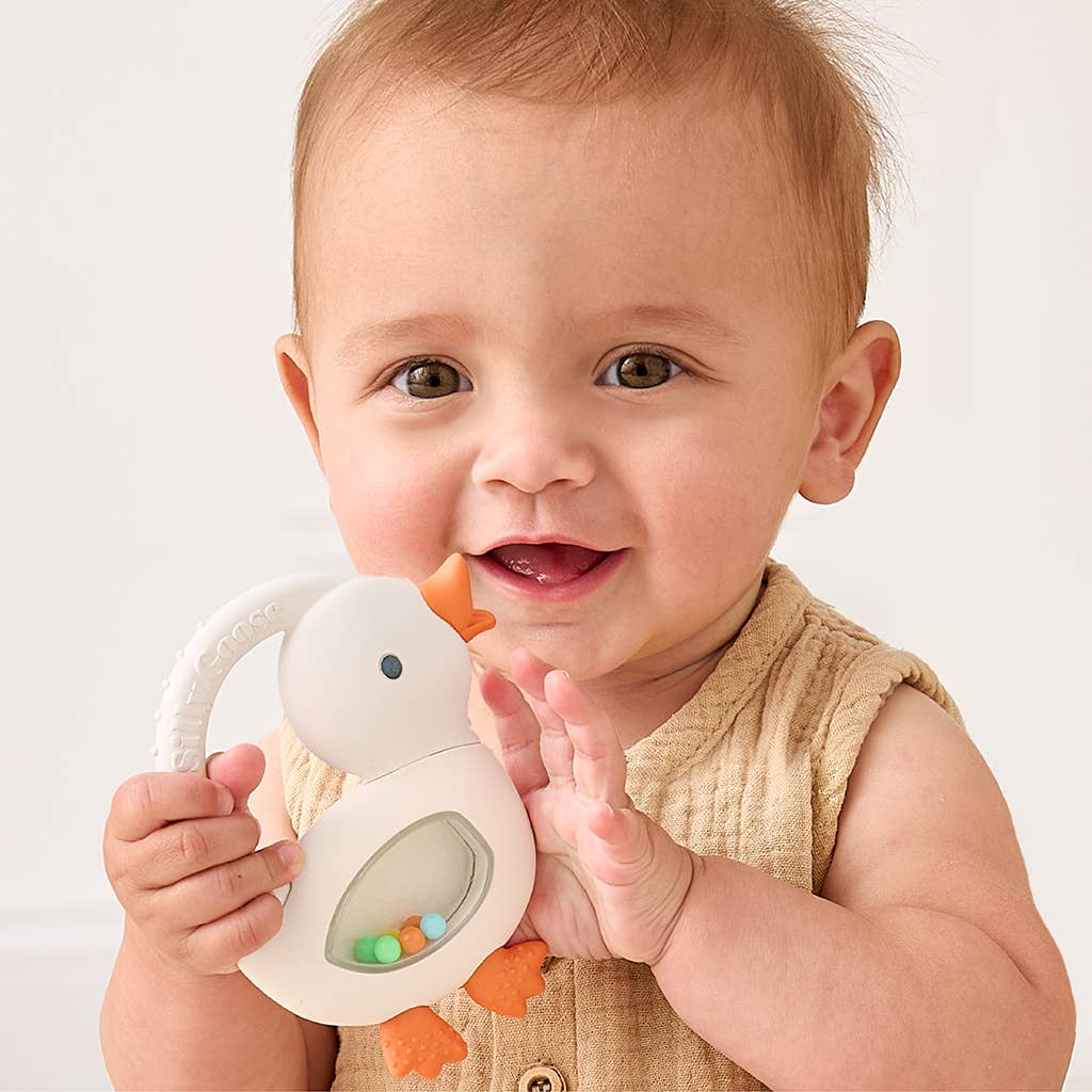 Cherry Bitzy Shake™ - Silicone Teether with Rattle