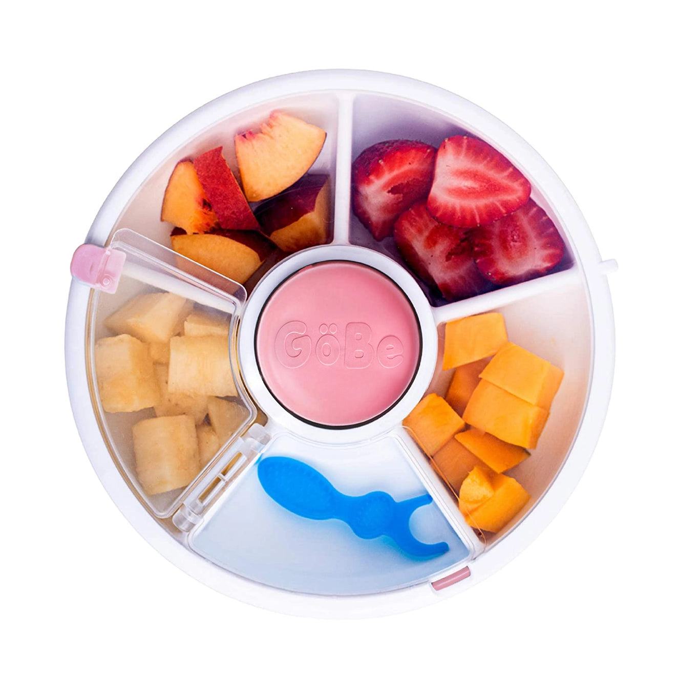 Snack Spinner - Coral Pink