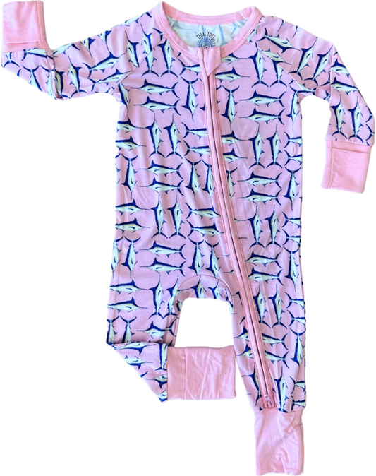 Marlin Mambo Pink Zippy Pajama