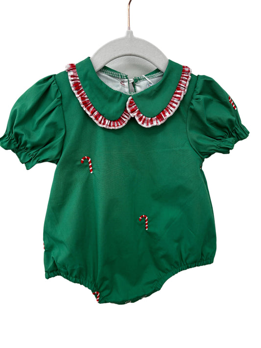 Candy Cane Embroidery Bubble