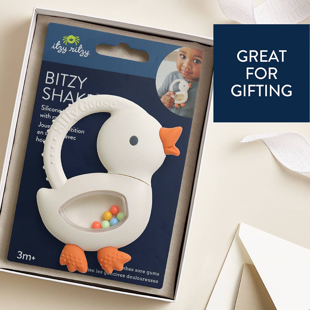Cherry Bitzy Shake™ - Silicone Teether with Rattle