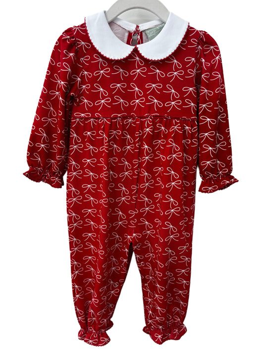 Red Bow Romper
