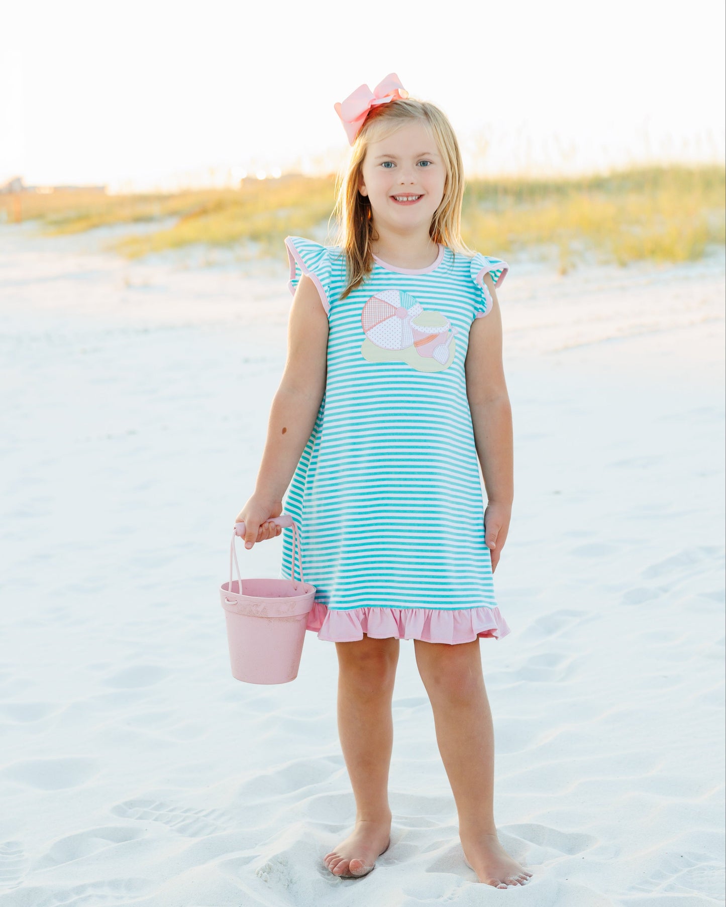 ** PRE-ORDER** Beach Days Flutter Dress