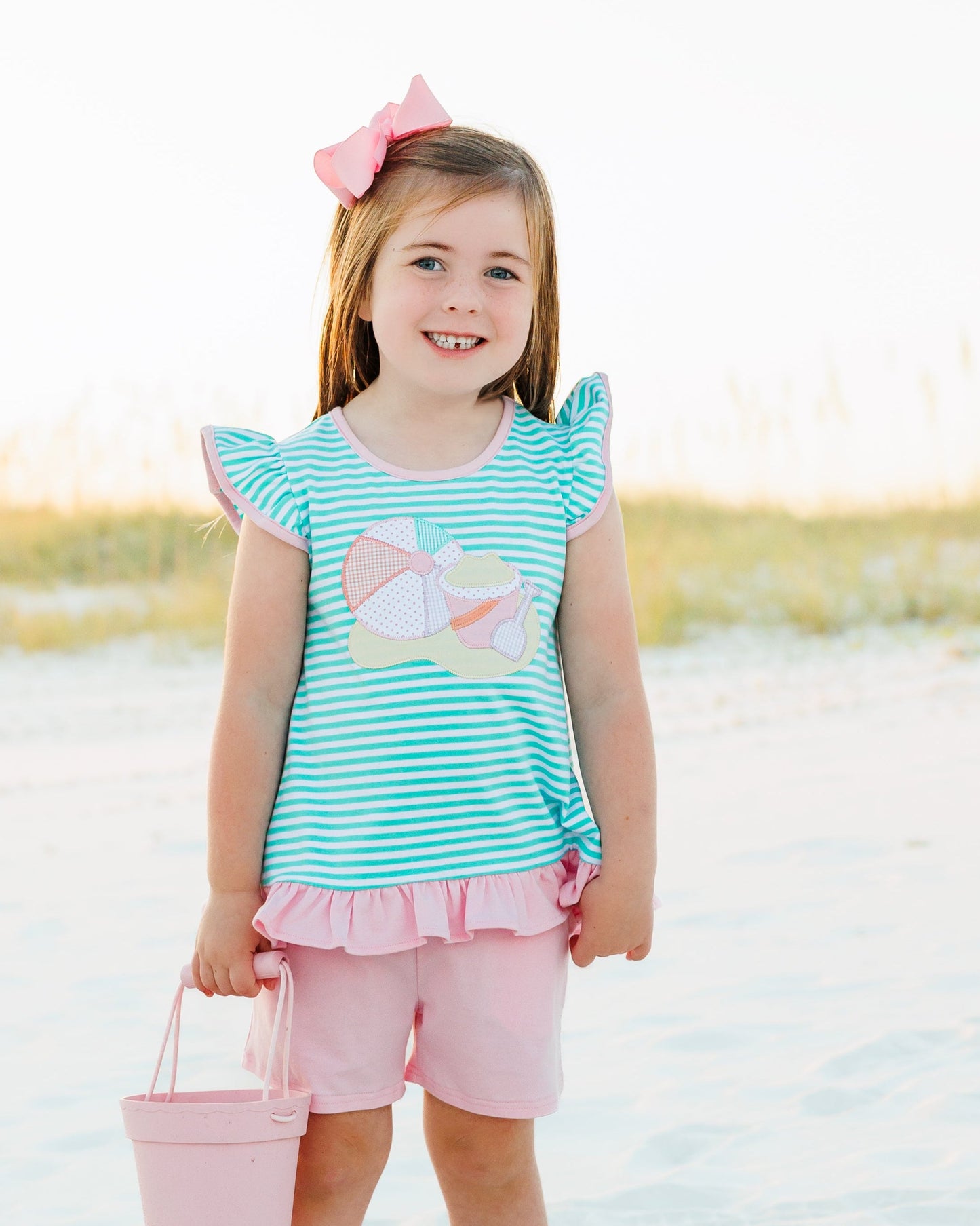 ** PRE-ORDER ** Beach Days Ruffle Short Set