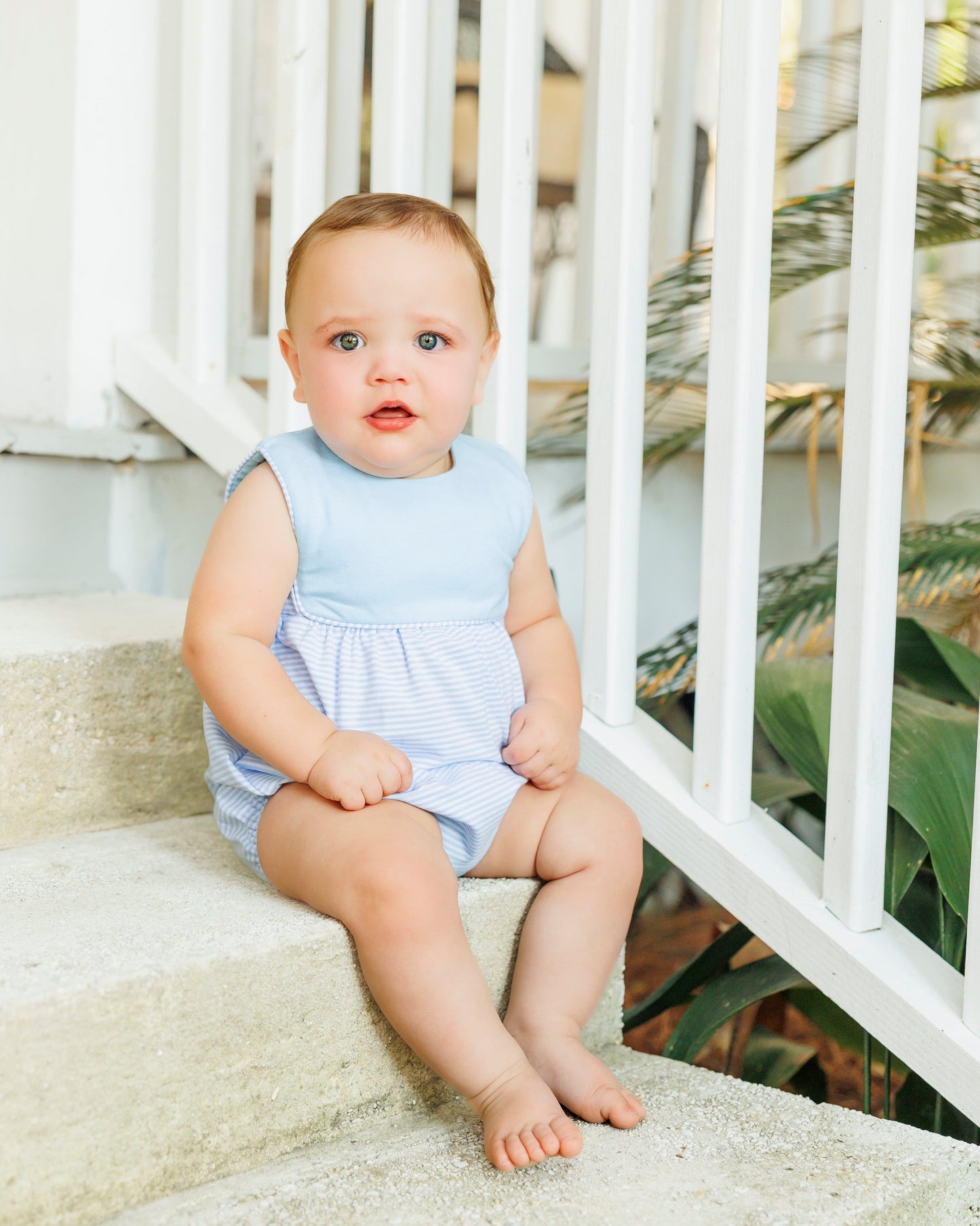 ** PRE-ORDER ** Beau Bubble- Light Blue and Blue Stripe