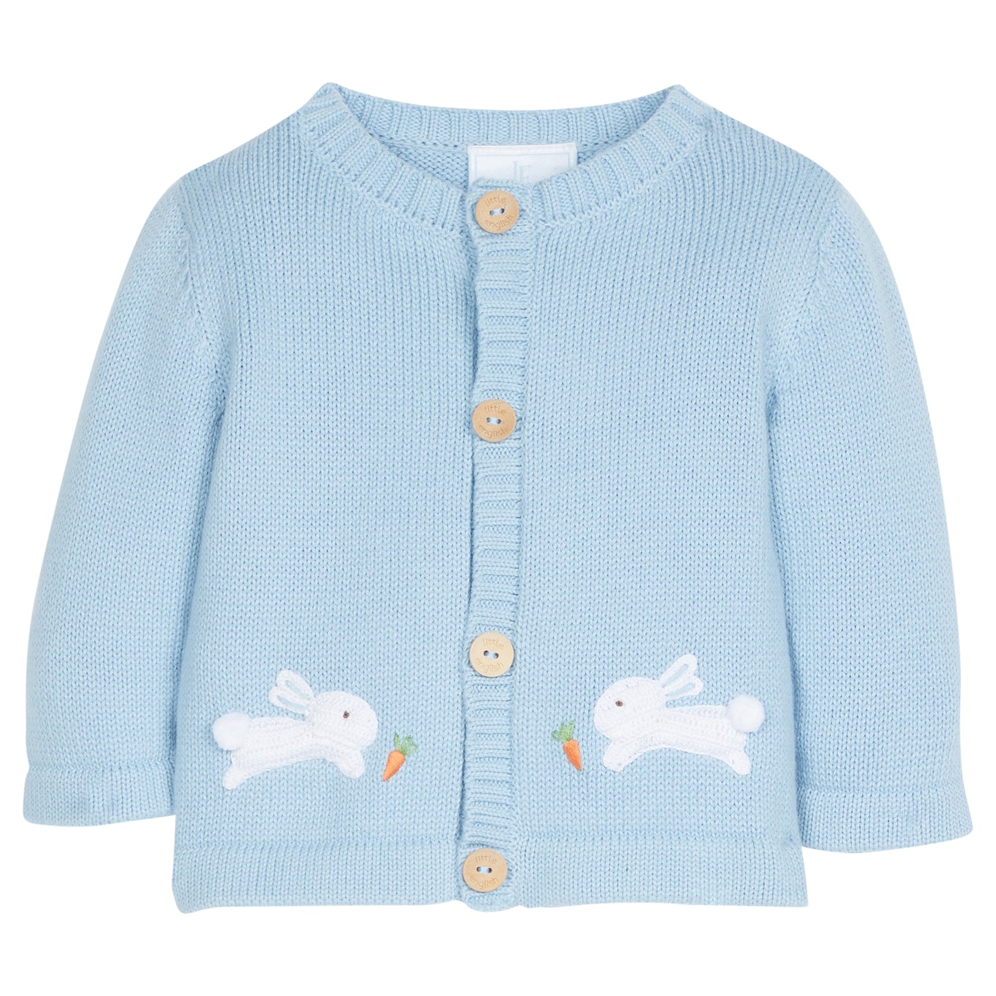 Blue Bunny Crochet Cardigan