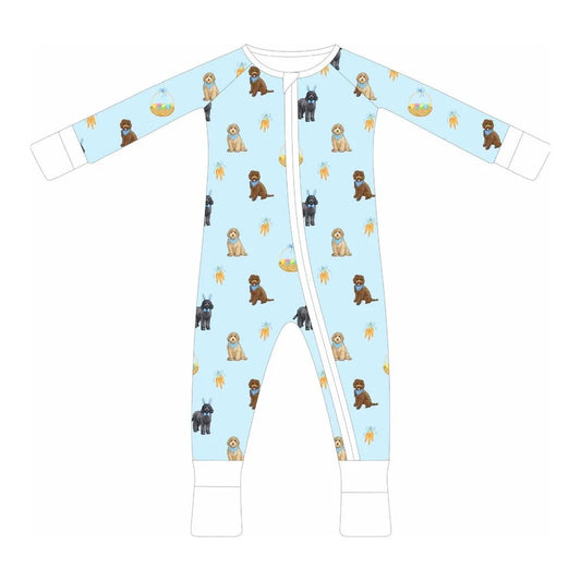 **PRE-ORDER** Blue Doodle Easter Zippy