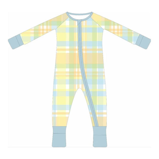 **PRE-ORDER**  Boy Spring Plaid  Zippy