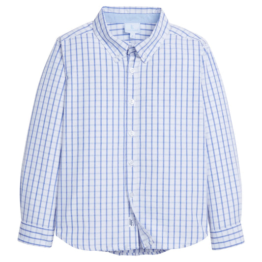 Button Down Shirt - Royal Windowpane