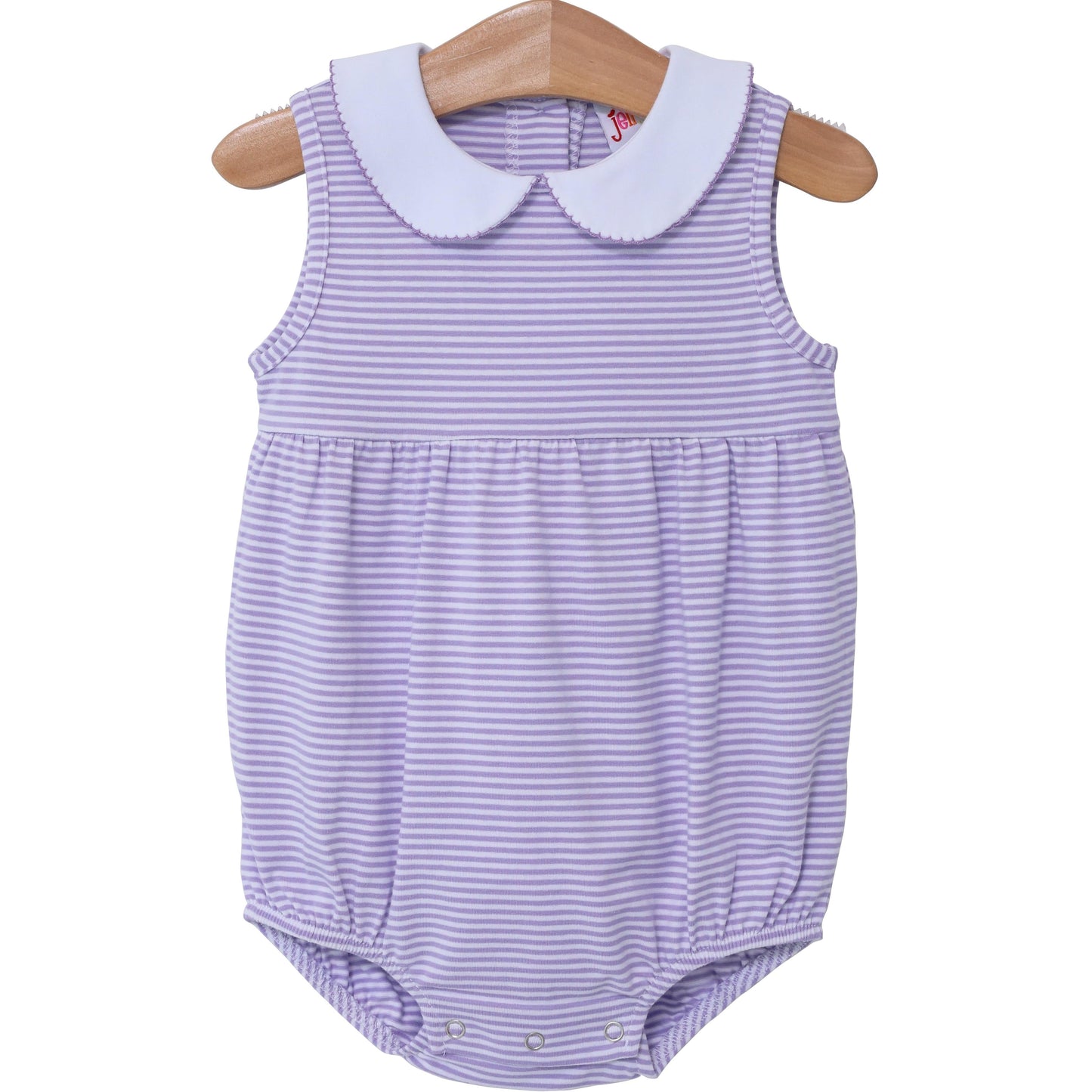 ** PRE -ORDER ** Charlotte Sleeveless Bubble- Lavender Stripe