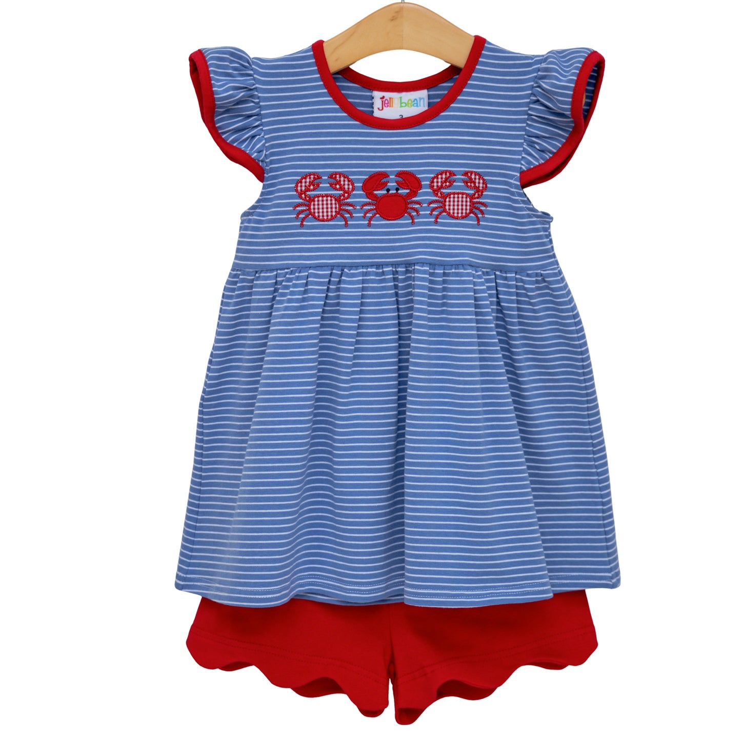 ** PRE-ORDER ** Coastal Crab Scallop Short Set