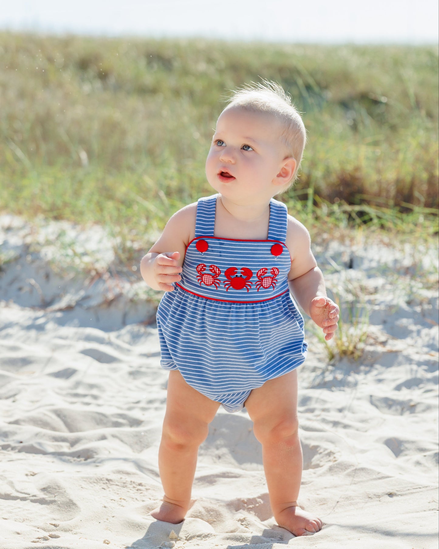 ** PRE-ORDER** Coastal Crab Sunsuit