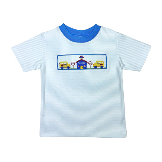 School House Smocked Harry's Play Tee