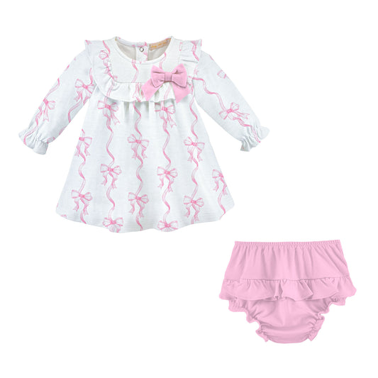 Coquette Bow Dress with Bloomers