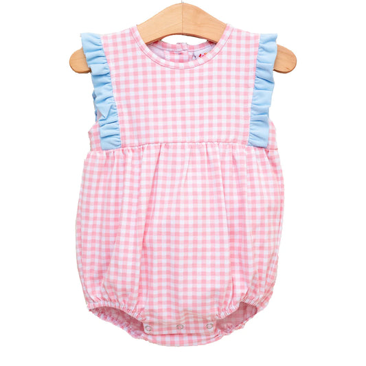 Evie Bubble - Pink Gingham
