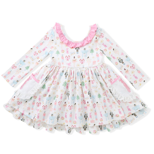 Nutracker Ballet Embroidery Dress
