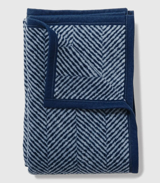 Harborview Herringbone Midi- Navy